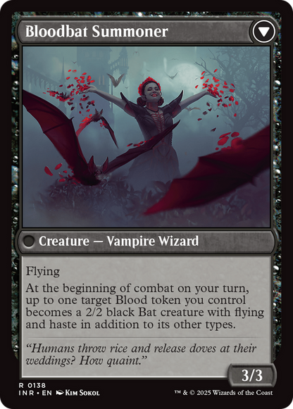 Voldaren Bloodcaster // Bloodbat Summoner (INR-138) - Innistrad Remastered