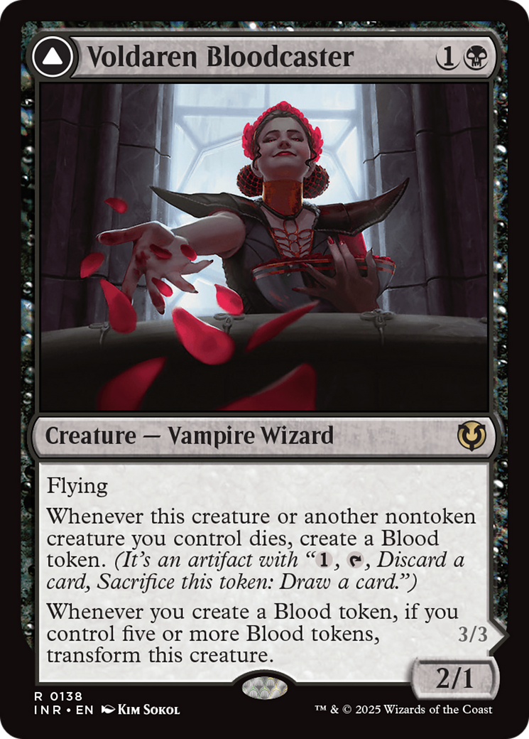Voldaren Bloodcaster // Bloodbat Summoner (INR-138) - Innistrad Remastered