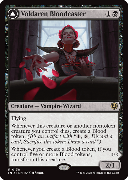Voldaren Bloodcaster // Bloodbat Summoner (INR-138) - Innistrad Remastered