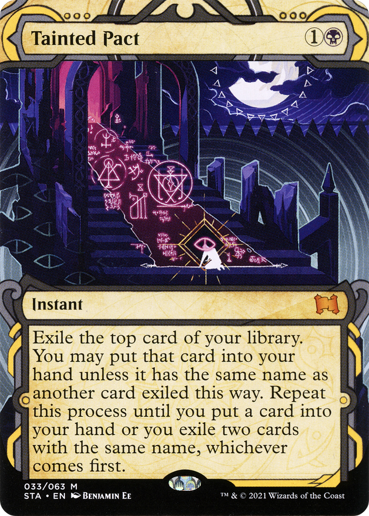 Tainted Pact (STA-033) - Strixhaven Mystical Archive: (Showcase) (Borderless)