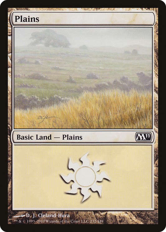 Plains (232) (M11-232) - Magic 2011 Foil