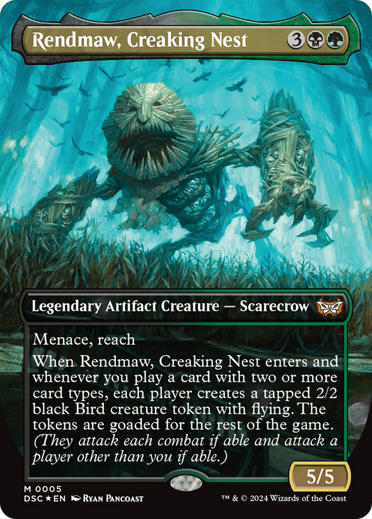 Rendmaw, Creaking Nest (DSC-005) - Duskmourn: House of Horror Commander (Borderless)
