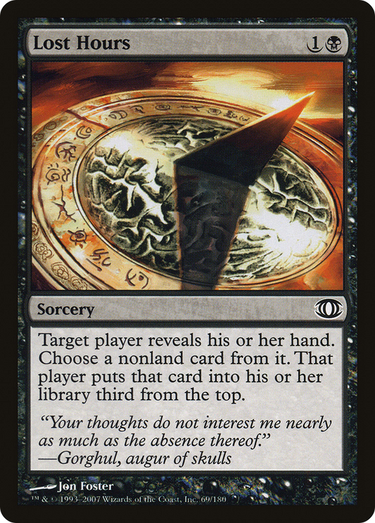 Lost Hours (FUT-069) - Future Sight Foil