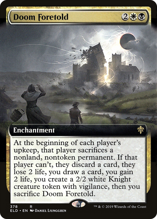 Doom Foretold (Extended Art) (ELD-378) - Throne of Eldraine: (Extended Art) Foil