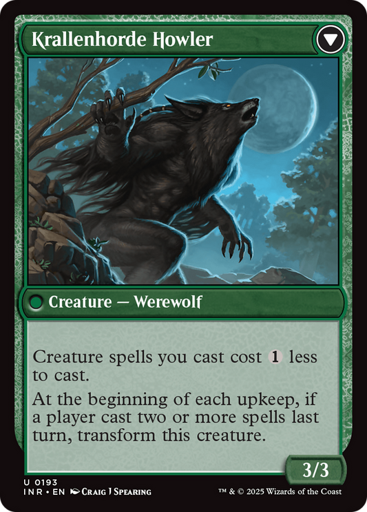 Duskwatch Recruiter // Krallenhorde Howler (INR-193) - Innistrad Remastered