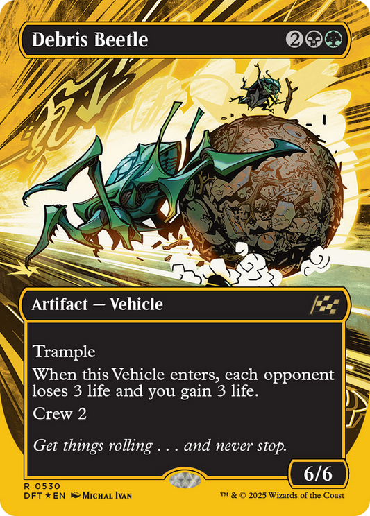 Debris Beetle (DFT-530) - Aetherdrift (Borderless) Foil