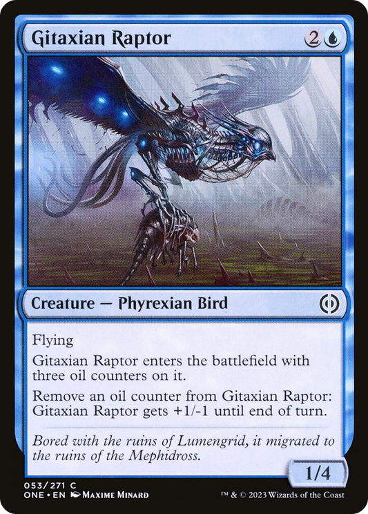 Gitaxian Raptor (ONE-053) - Phyrexia: All Will Be One Foil