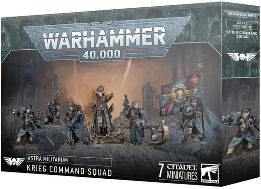 Warhammer 40K Astra Militarum Krieg Command Squad 47-72