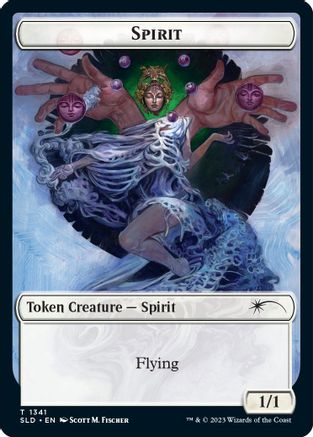 Spirit (SLD) // Angel Double-sided Token (SLD-) - Secret Lair Drop Series