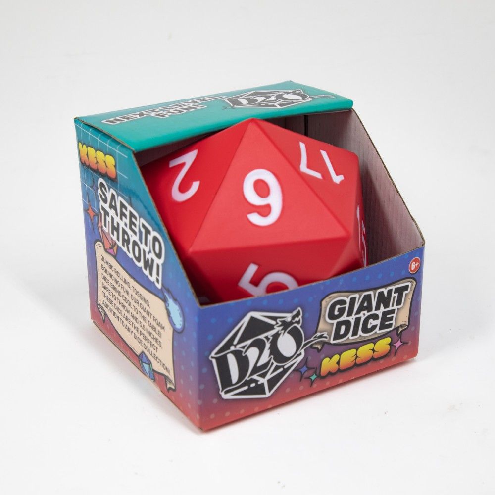 Foam Dice: D20 – Red