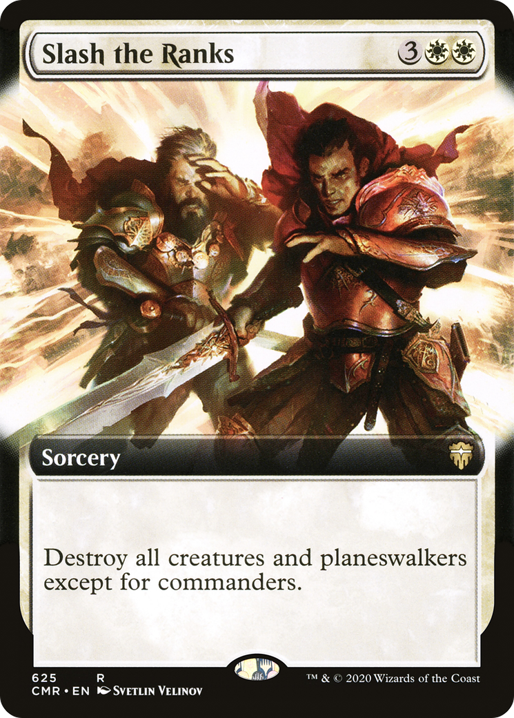 Slash the Ranks (Extended Art) (CMR-625) - Commander Legends: (Extended Art) Foil