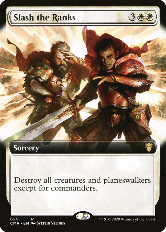Slash the Ranks (Extended Art) (CMR-625) - Commander Legends: (Extended Art) Foil