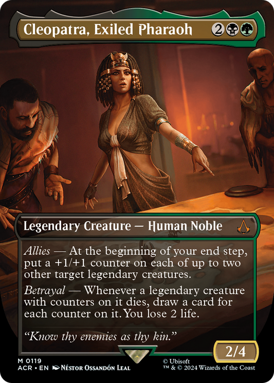 Cleopatra, Exiled Pharaoh (Borderless) (ACR-119) - Assassin's Creed (Borderless)