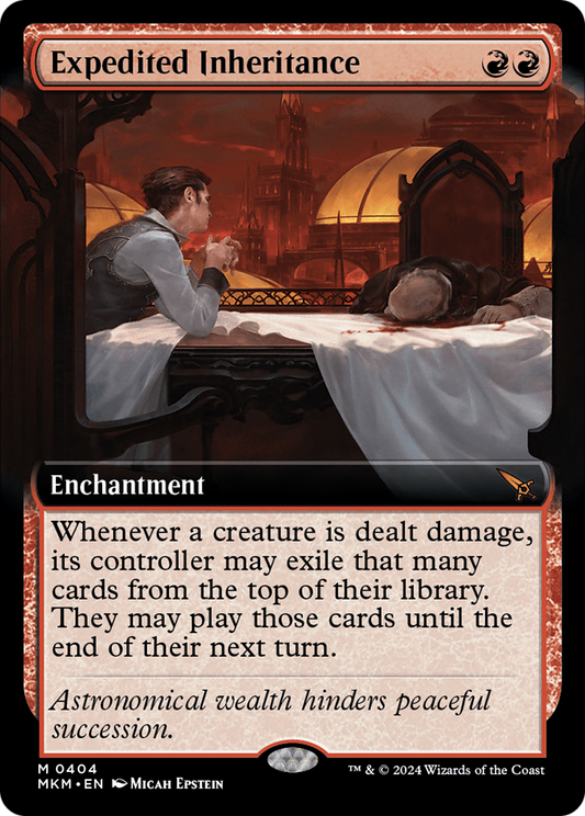 Expedited Inheritance (Extended Art) (MKM-404) - Murders at Karlov Manor: (Extended Art) Foil