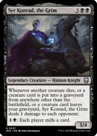 Syr Konrad, the Grim (Ripple Foil) (M3C-207) - Commander: Modern Horizons 3 Foil