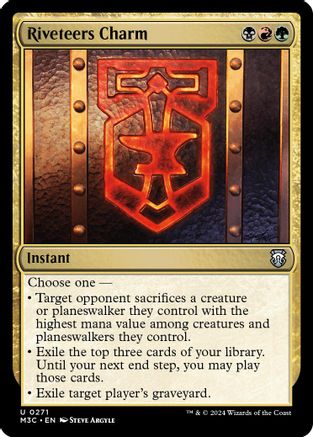 Riveteers Charm (Ripple Foil) (M3C-271) - Commander: Modern Horizons 3 Foil