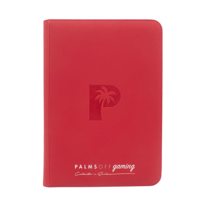 Palms Off Gaming Collector's Series TOP LOADER Zip Binder - CLEAR (216 Capacity)