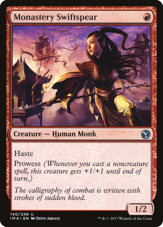 Monastery Swiftspear (IMA-140) - Iconic Masters