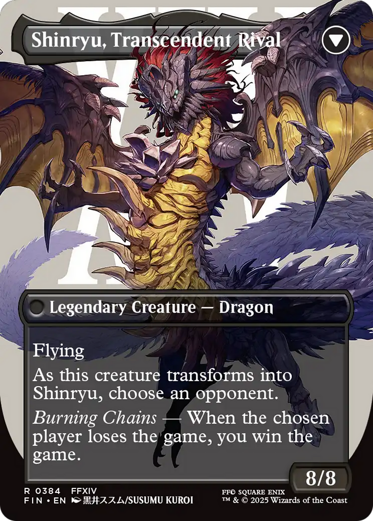 Zenos yae Galvus (Borderless) (FIN-384) - FINAL FANTASY (Borderless) Foil