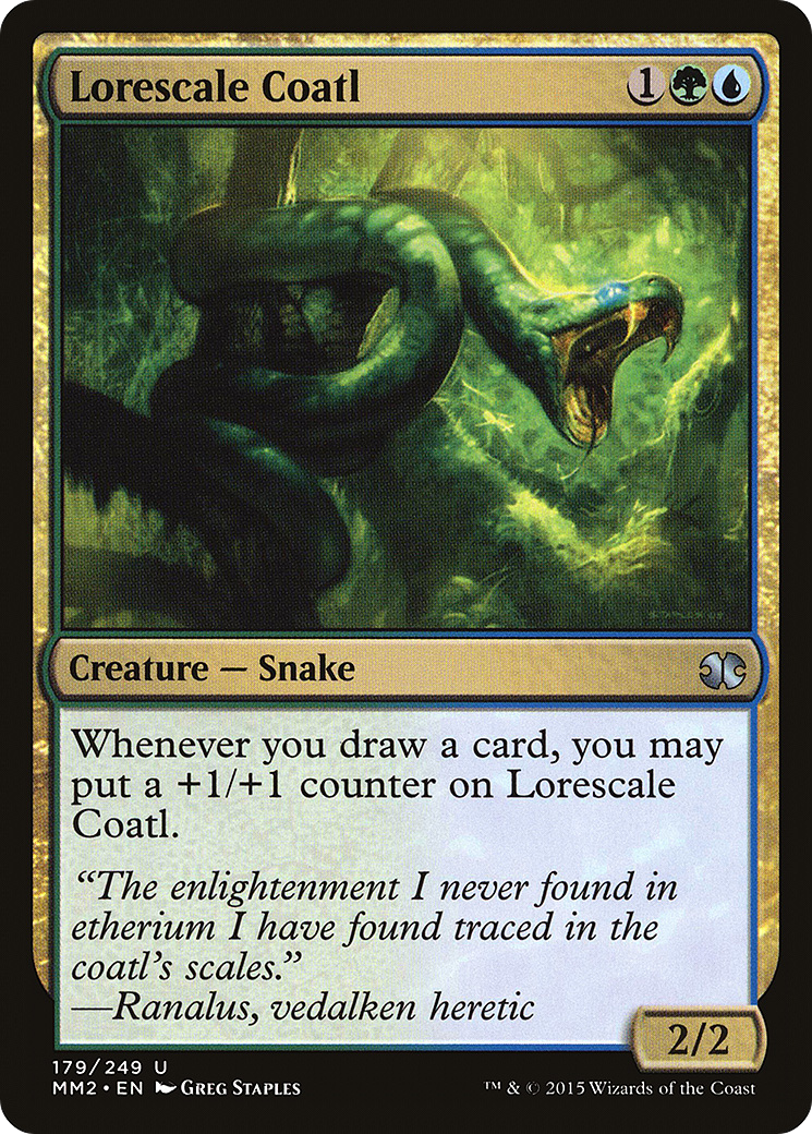 Lorescale Coatl (MM2-179) - Modern Masters 2015 Foil