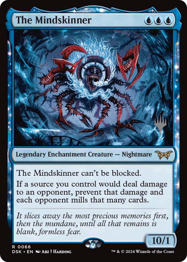 The Mindskinner (PPDSK-066) - Duskmourn: House of Horror Promos: (enchantment) Foil