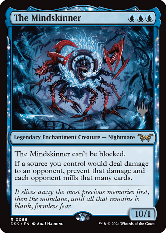 The Mindskinner (PPDSK-066) - Duskmourn: House of Horror Promos: (enchantment) Foil