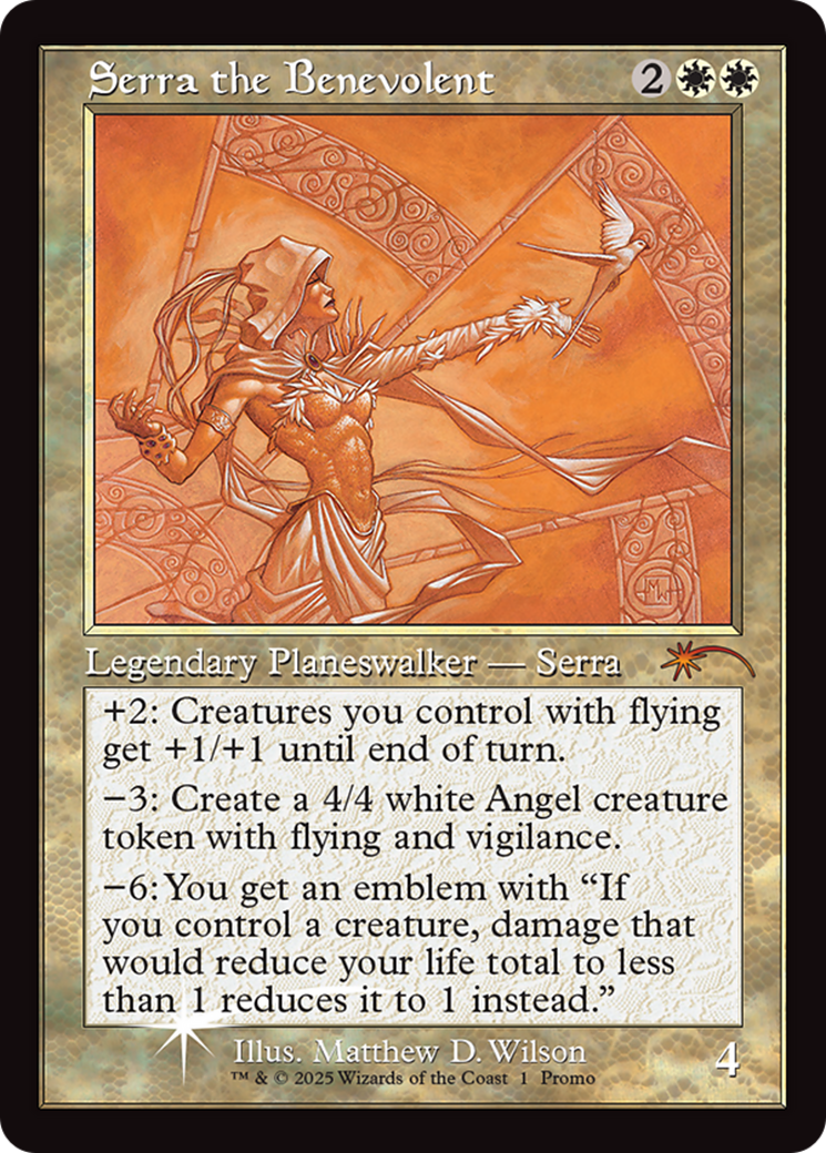 Serra the Benevolent (SLD-001) - MagicFest 2025 Foil