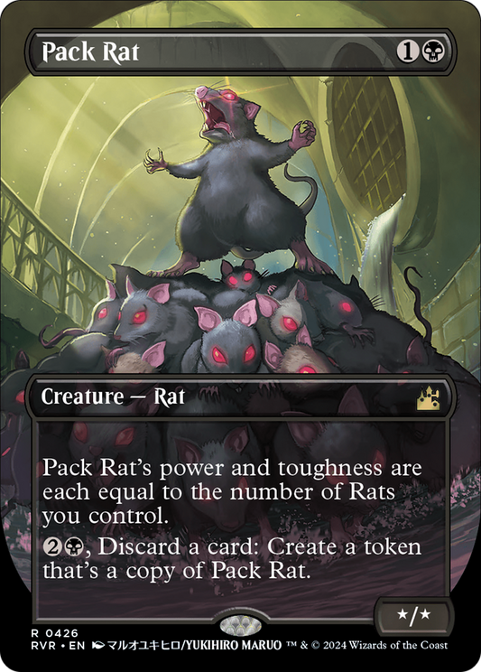 Pack Rat (Anime Borderless) (RVR-426) - Ravnica Remastered (Borderless)