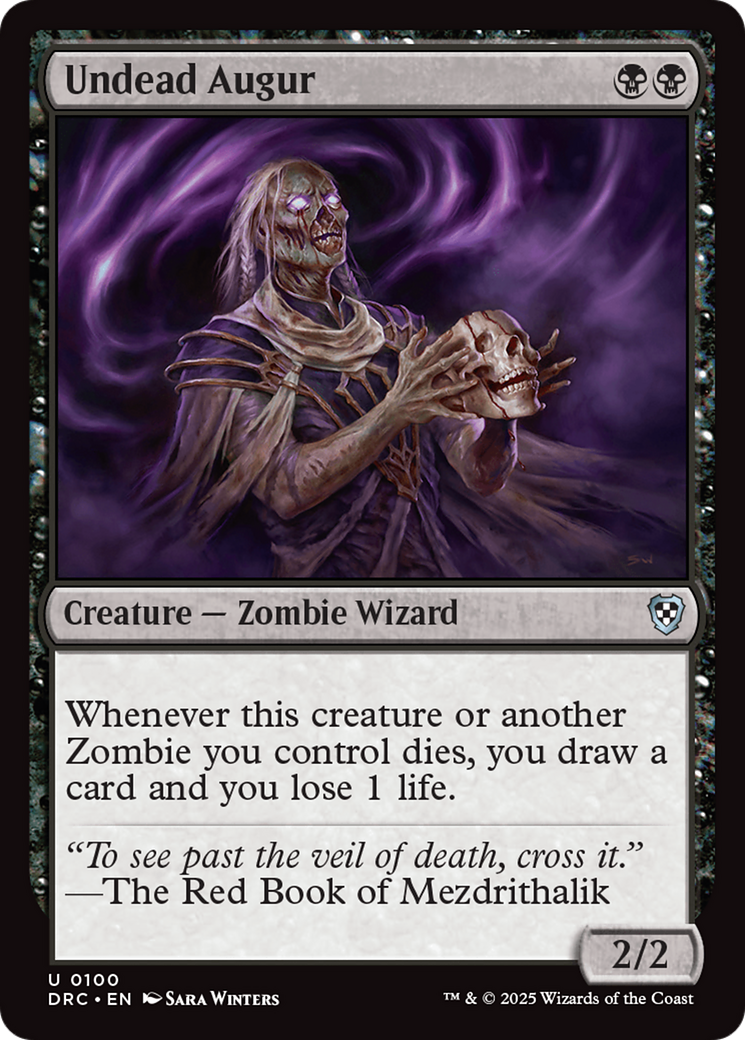 Undead Augur (DRC-100) - Commander: Aetherdrift