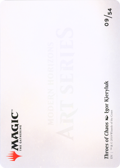 Throes of Chaos (Art Series) (ASMH1-009) - Modern Horizons Art Series (Borderless)