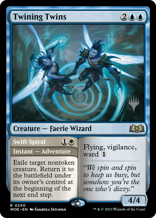 Twining Twins (PPWOE-240P) - Wilds of Eldraine Promos Foil