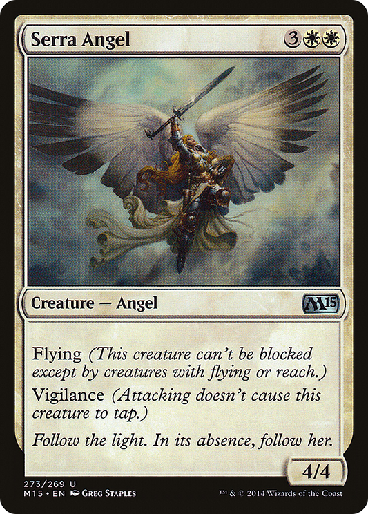 Serra Angel (M15-273) - Magic 2015 Foil