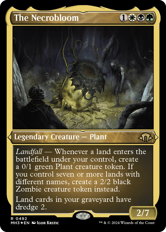 The Necrobloom (MH3-492) - Modern Horizons 3 Foil