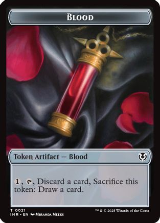 Blood // Vampire (0007) Double-Sided Token (INR-21 // 7) - Innistrad Remastered