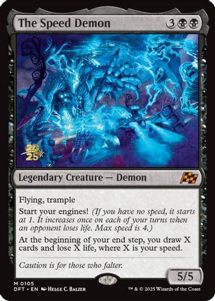 The Speed Demon (PRE-105) - Prerelease Cards Foil