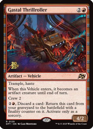 Gastal Thrillroller (PRE-129) - Prerelease Cards Foil
