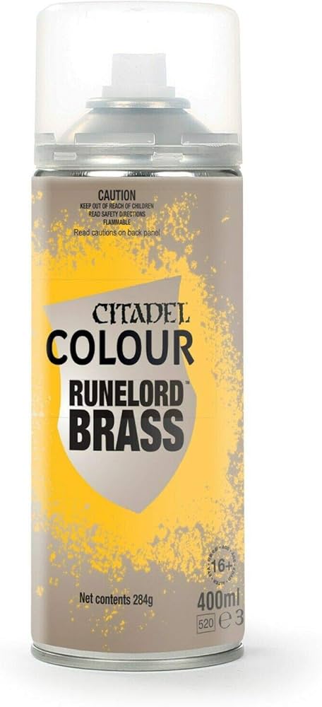 Citadel Spray Paint: Runelord Brass 62-35