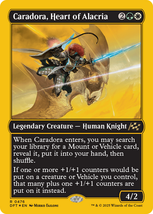 Caradora, Heart of Alacria (DFT-476) - Aetherdrift Foil
