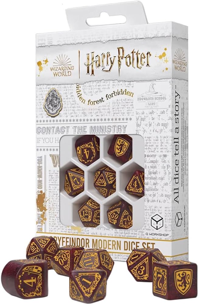 Q Workshop - Harry Potter Modern Dice Set