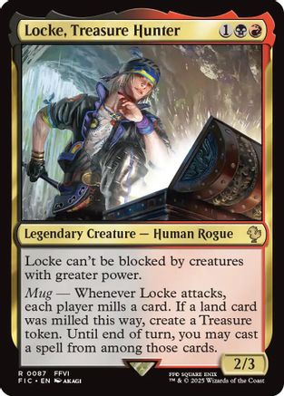 Locke, Treasure Hunter (FIC-087) - Commander: FINAL FANTASY