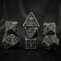 Deathbound Arcana – Nickel Metal Dice Set