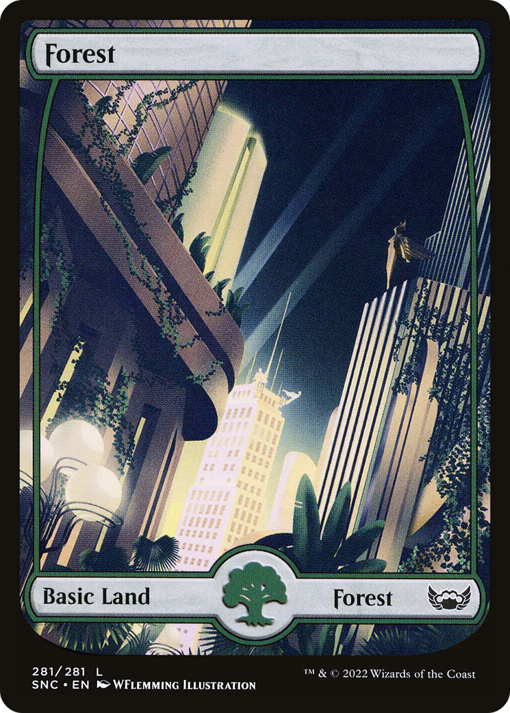 Forest (281) (SNC-281) - Streets of New Capenna: (Full Art) Foil