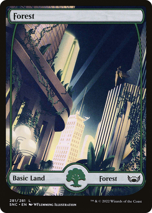 Forest (281) (SNC-281) - Streets of New Capenna: (Full Art) Foil