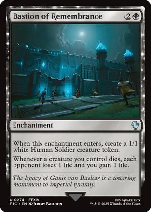 Bastion of Remembrance (Surge Foil) (FIC-274) - Commander: FINAL FANTASY Foil