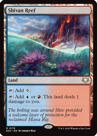 Shivan Reef (EOC-179) - Commander: Edge of Eternities