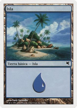 Island (Spanish) - "Isla" (E10) (PSAL-E10) - Magic Encyclopedia 2005 (Salvat/Hachette)