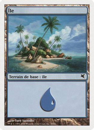 Island (French) - "Ile" (H59) (PSAL-H59) - Magic Encyclopedia 2005 (Salvat/Hachette)