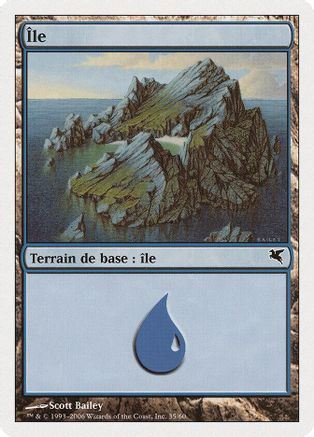 Island (French) - "Ile" (G35) (PSAL-G35) - Magic Encyclopedia 2005 (Salvat/Hachette)