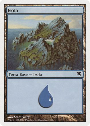 Island (Italian) - "Isola" (G35) (PSAL-G35) - Magic Encyclopedia 2005 (Salvat/Hachette)