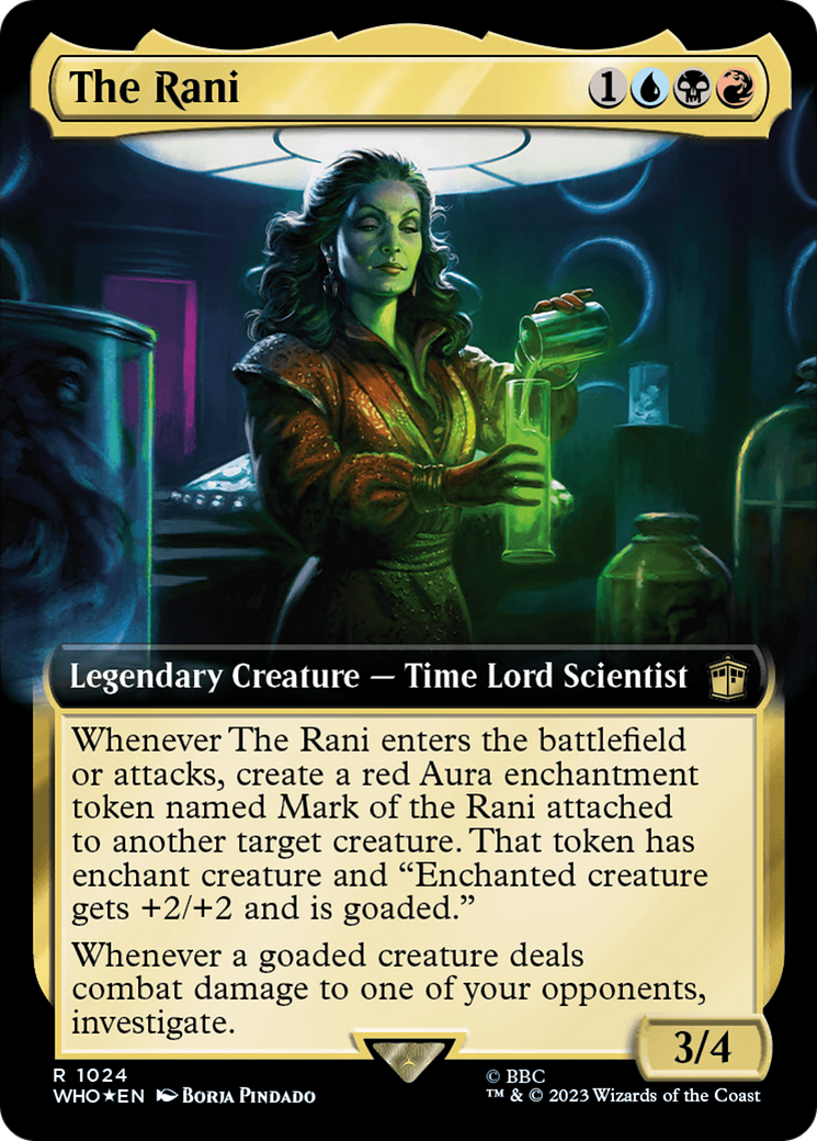 The Rani (Extended Art) (Surge Foil) (WHO-1024) - Doctor Who: (Extended Art) Foil